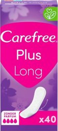 Carefree Carefree Plus Long wkładki higieniczne Unscented 40szt.