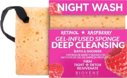  Biovene Night Wash głęboko oczyszczająca gąbka z retinolem i żelem malinowym 75g