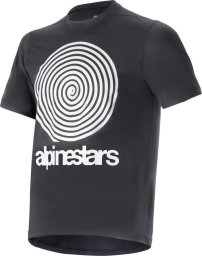 Alpinestars Koszulka krótki rękaw ALPINESTARS A-DURA OSCAR SS JERSEY, Black Rozmiar: XL