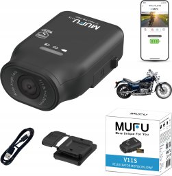 Wideorejestrator MUFU WIDEOREJESTRATOR MOTOCYKLOWY MUFU MOTOCAM V11S FULLHD 7H KAMERA NA MOTOCYKL