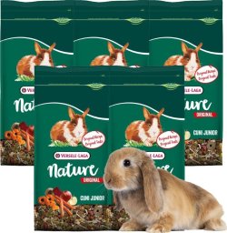 VERSELE - LAGA VERSELE - LAGA - Cuni Junior Nature Original pokarm dla młodego królika ZESTAW 5x750g