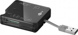 Czytnik Diverse Card Reader extern All-In-One USB 2.0 Black 480 Mbit/s, 6 Kartenschächte