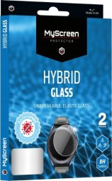  MyScreen Protector Folia MyScreen DIAMOND HybridGLASS BacteriaFREE 3" SmartWatch EA Kit x2