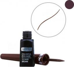  IsaDora Colorful Eyeliner tusz w pędzelku 12 Dark Brown 3,7ml