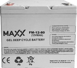  Maxx Akumulator żelowy Maxx 80Ah 12V