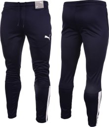  Puma Spodnie męskie Puma teamLIGA Training Pants granatowe 657242 06 L