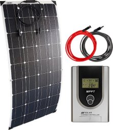 Noktowizor Maxx Zestaw solarny 100W Maxx 12V MPPT USB