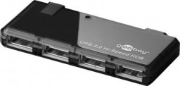 HUB USB TRITON 4-kierunkowy HUB USB 2.0 Hi-Speed - Wersja kolorystyczna Czarny