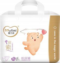 MULIMI MULIMI diapers XXL, 15+kg, 34 pcs