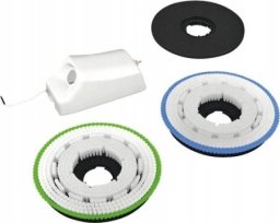 Menzer Zestaw polerski i do sprzątania do MENZER ESM 406 - zbiornik, szczotka twarda, miękka, talerz do padów - kart. 4 i 5