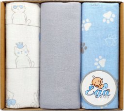 EgaKids EGAKIDS flannel wraps, 0m+, 70/80, 3 pcs., mix, 2270