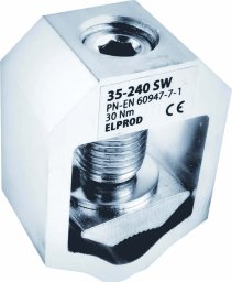 Simet Zacisk szynowy Simet 84342000 2402 V35-240SW metaliczny