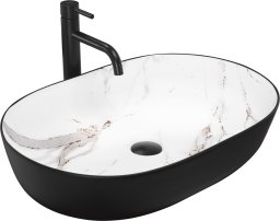 Umywalka Rea Umywalka nablatowa Rea CLEO 61 BLACK AIAX MATT