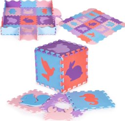  Coil Coil mata edukacyjna piankowa duża puzzle składana dla dzieci i niemowląt fioletowa