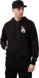  New Era New Era MLB League Los Angeles Dodgers Essential Zip Hoodie 60284775 Czarne M