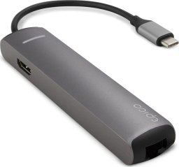 HUB USB Epico Epico USB Type-C HUB SLIM (4K HDMI & Eth