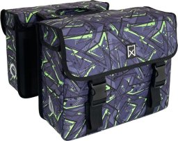  Willex Willex Sakwy rowerowe Eco, 34 L, zielono-fioletowe