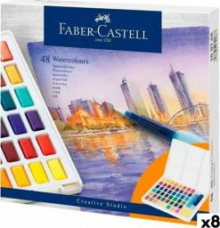 Faber-Castell Zestaw Farb Akwarelowych Faber-Castell Creative Studio (8 Sztuk)