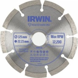  Irwin IRWIN TARCZA DIAMENTOWA 125mm x 22,23mm / SEGMENTOWA do betonu, cegły, granitu i marmuru