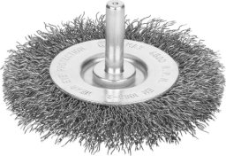 Irwin IRWIN SZCZOTKA TARCZOWA Z TRZPIENIEM 75mm x 10mm stalowa do metalu, betonu i muru