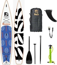 Bass Deska SUP Bass Explorer 14 (426x76x15cm) + Wiosło + Leash + Pompka + plecak 14'0''