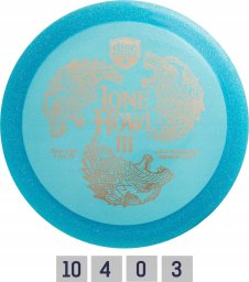 Discmania Discgolf DISCMANIA Distance Driver C-LINE PD Lone Howl 3 Blue 10/4/0/3