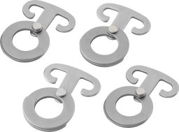 Outwell Zawieszki Accessory Hooks 4 pcs srebrny Uniwersalny