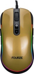 Mysz Fourze Fourze GM700 Gaming Mouse Black/Gold