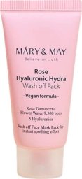 Mary&May Mary&May Maska glinkowa nawilżająca Rose Hyaluronic Hydra - 30 g