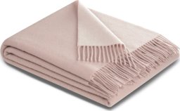 Biederlack Pled bawełniano-kaszmirowy 130x170 cm Rose Ecru 797544