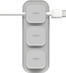 Podstawka Uniq UNIQ Pod Mag magnetyczny organizer do kabli + baza szary/chalk grey