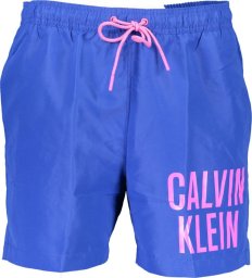  Calvin Klein CALVIN KLEIN KOSTIUM KĄPIELOWY POD MĘŻCZYZNA NIEBIESKI XL