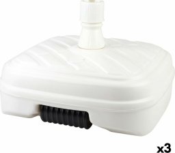 Aktive Podstawa pod parasol Aktive Biały Plastikowy 56 x 40 x 56 cm (3 Sztuk)