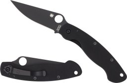 Spyderco Spyderco MILITARY G-10 BLACK BLADE PLAIN C36GPBK