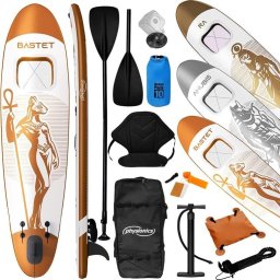 Physionics PHYSIONICS Nadmuchiwany paddleboard - bogini Bastet, 320 cm