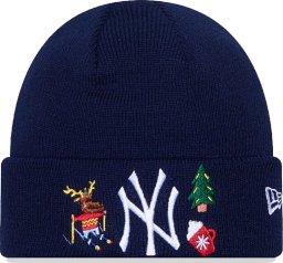  New Era Czapka zimowa niemowlęca NEW ERA NYY Infant Festive Cuff Knit Beanie