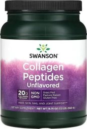 Swanson Swanson - Kolagen, Collagen Peptides, Proszek, 560g