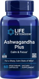 Life Extension Life Extension Ashwagandha Plus Calm & Focus - 60 kapsułek