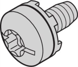 SCHROFF Śruba SCHROFF Taptite M6 x 10