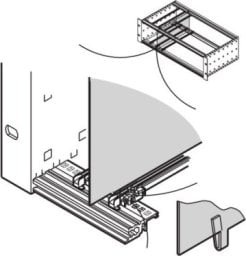  TRITON SCHROFF EuropacPRO Płyta dystrybucyjna, 6 HU, 160 mm