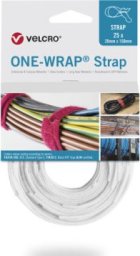  TRITON Taśma do wiązania VELCRO One Wrap 20 mm x 150 mm, 25 sztuk, biała