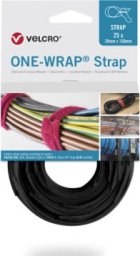  TRITON Taśma do wiązania VELCRO One Wrap 20 mm x 230 mm, 25 sztuk, czarna