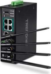 TRENDnet TRENDnet TI-WP100 Przemysłowy router PoE+, bezprzewodowy AC1200 Gigabit