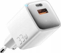 Ładowarka Essager Ładowarka USB-A+ USB-C 33W Essager GaN (biała)