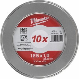  Milwaukee MILWAUKEE SHIELD M. 125x1mm PRO+ (10)