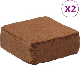  vidaXL Kostki włókna kokosowego, 5 kg x 2 szt., łącznie 10 kg Lumarko!