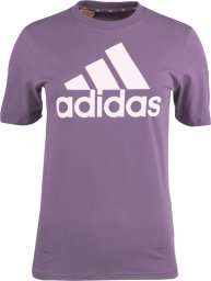 Adidas Koszulka dla dzieci adidas Essentials Big Logo Cotton Tee fioletowa IJ7061 152cm