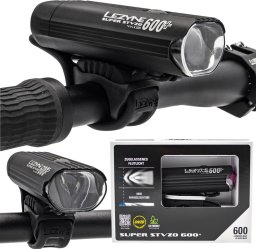 Lezyne Lampka przednia Lezyne Super Drive 600+, certyfikat StVZO, odcięcie