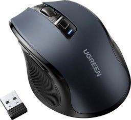 Mysz Ugreen Optyczna mysz myszka bezprzewodowa USB 2.4GHz / Bluetooth 5.0 4000 DPI czarny Optyczna mysz myszka bezprzewodowa USB 2.4GHz / Bluetooth 5.0 4000 DPI czarny