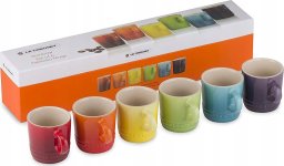  le creuset Le Creuset Signature Espresso Mugs Set of 6 100ml rainbow (79114108359030)